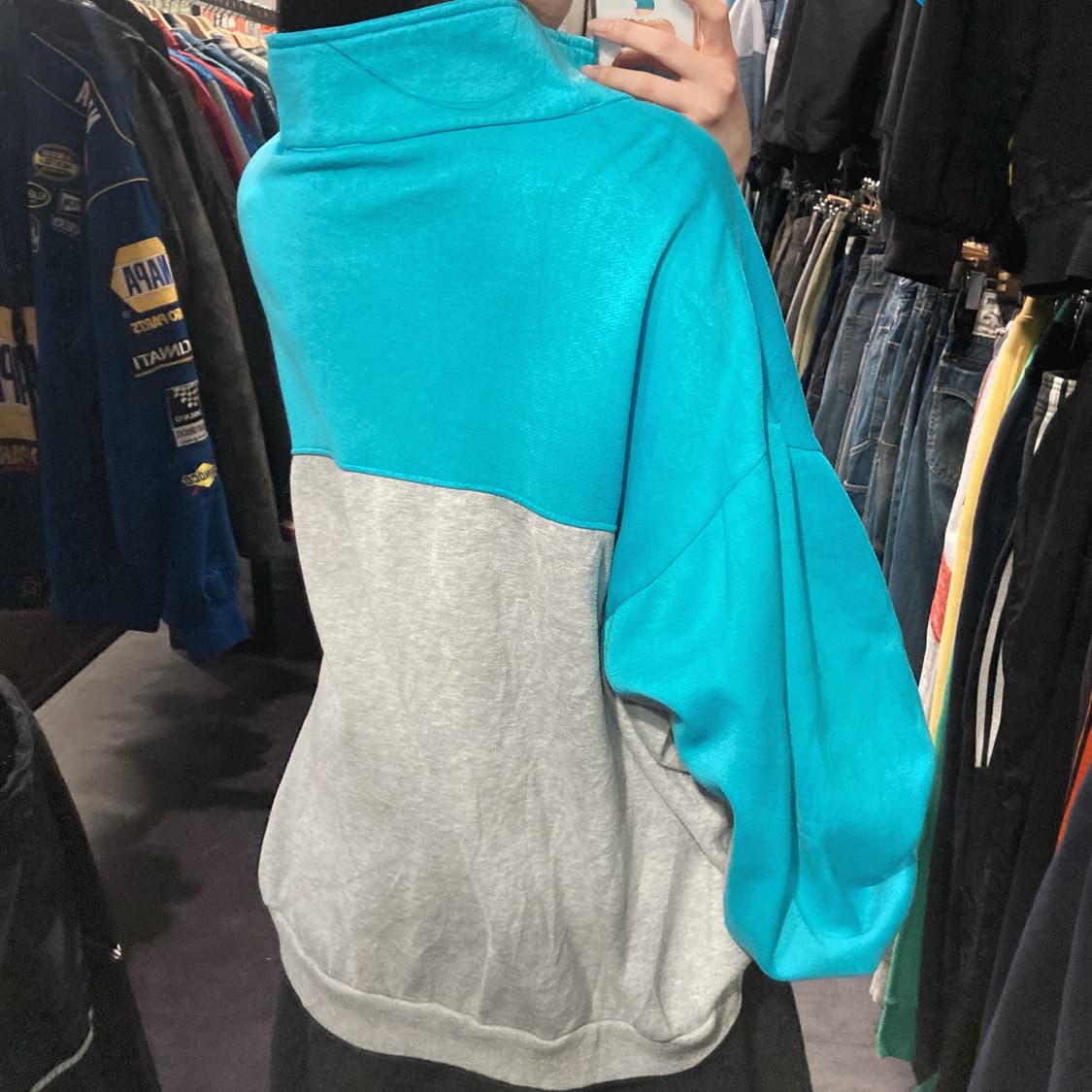 [IM] 나이키 스웻 집업 아쿠아그린 상품이미지6