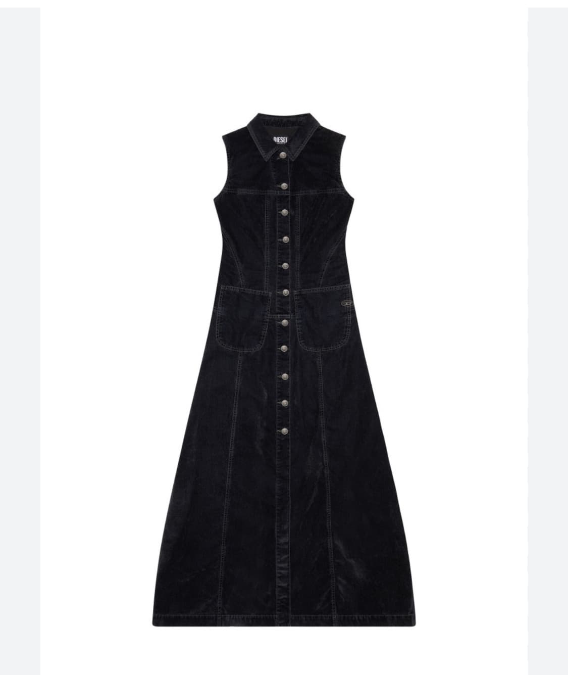 디젤 데님 벨벳 드레스 상품이미지3