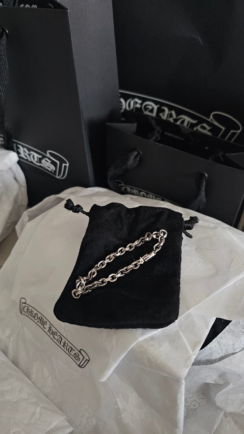 크롬하츠 페이퍼체인 스몰 7인치 새상품 상품이미지1