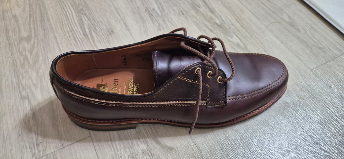 Alden 734L 3-Eye Camp Moc Blucher - Brow 상품이미지1