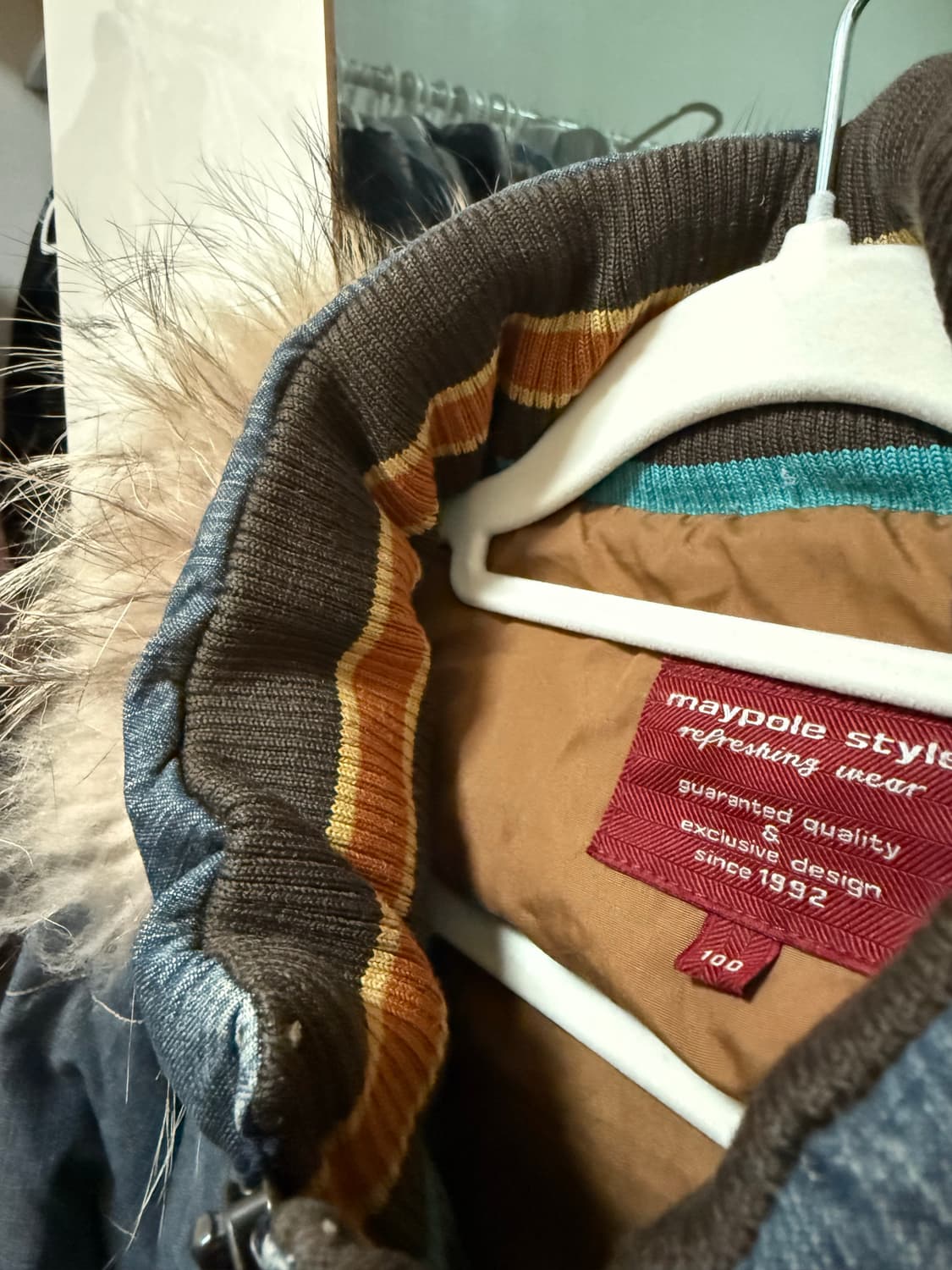 갸루st / Y2K 데님 워싱 걸스 패딩 상품이미지3