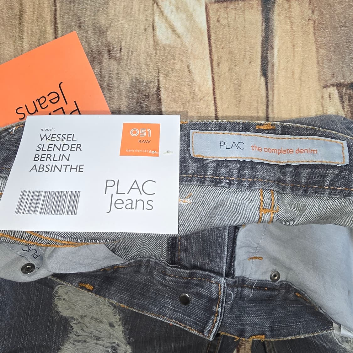 00s 데드스탁 플랙진 디스트레스드 크러쉬드, 페인틸 데님 33 상품이미지4