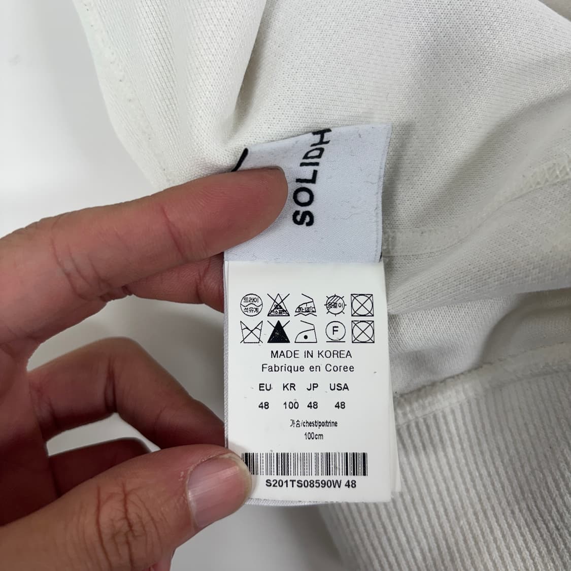 솔리드옴므 리버시블 맨투맨 상품이미지9