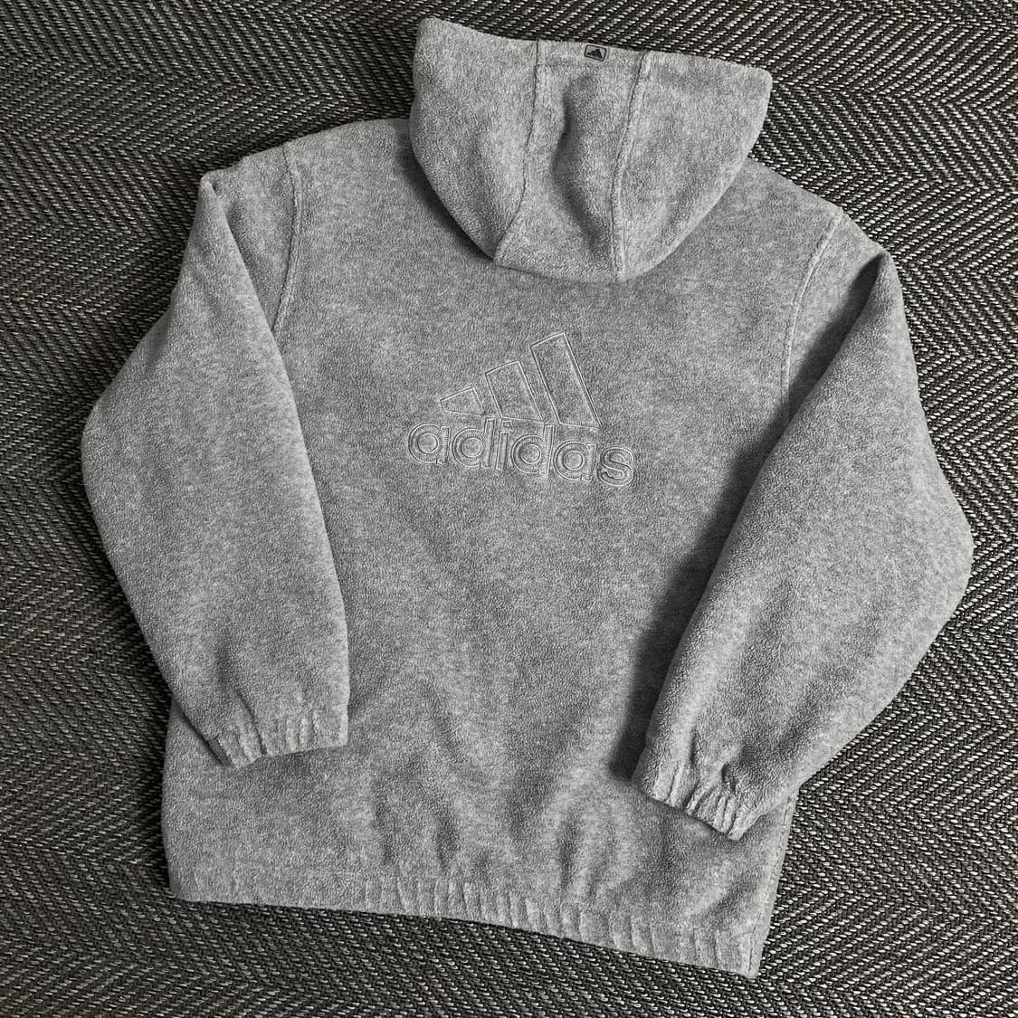 00s 아디다스 올드스쿨 플리스 후드 자켓 y 2885 상품이미지1