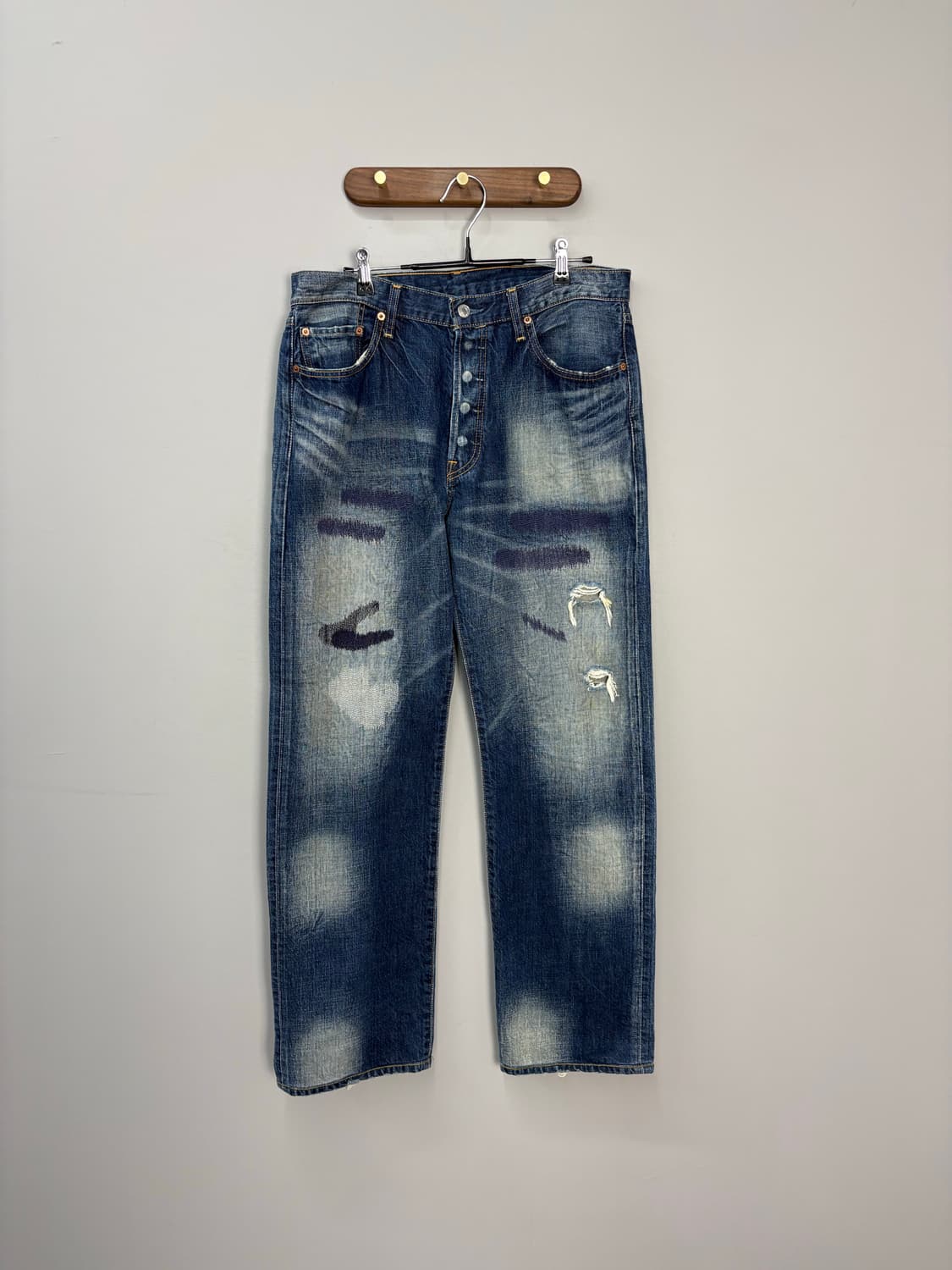 리바이스USA OG 90’s 501 워싱 데님 팬츠 A1894 상품이미지2