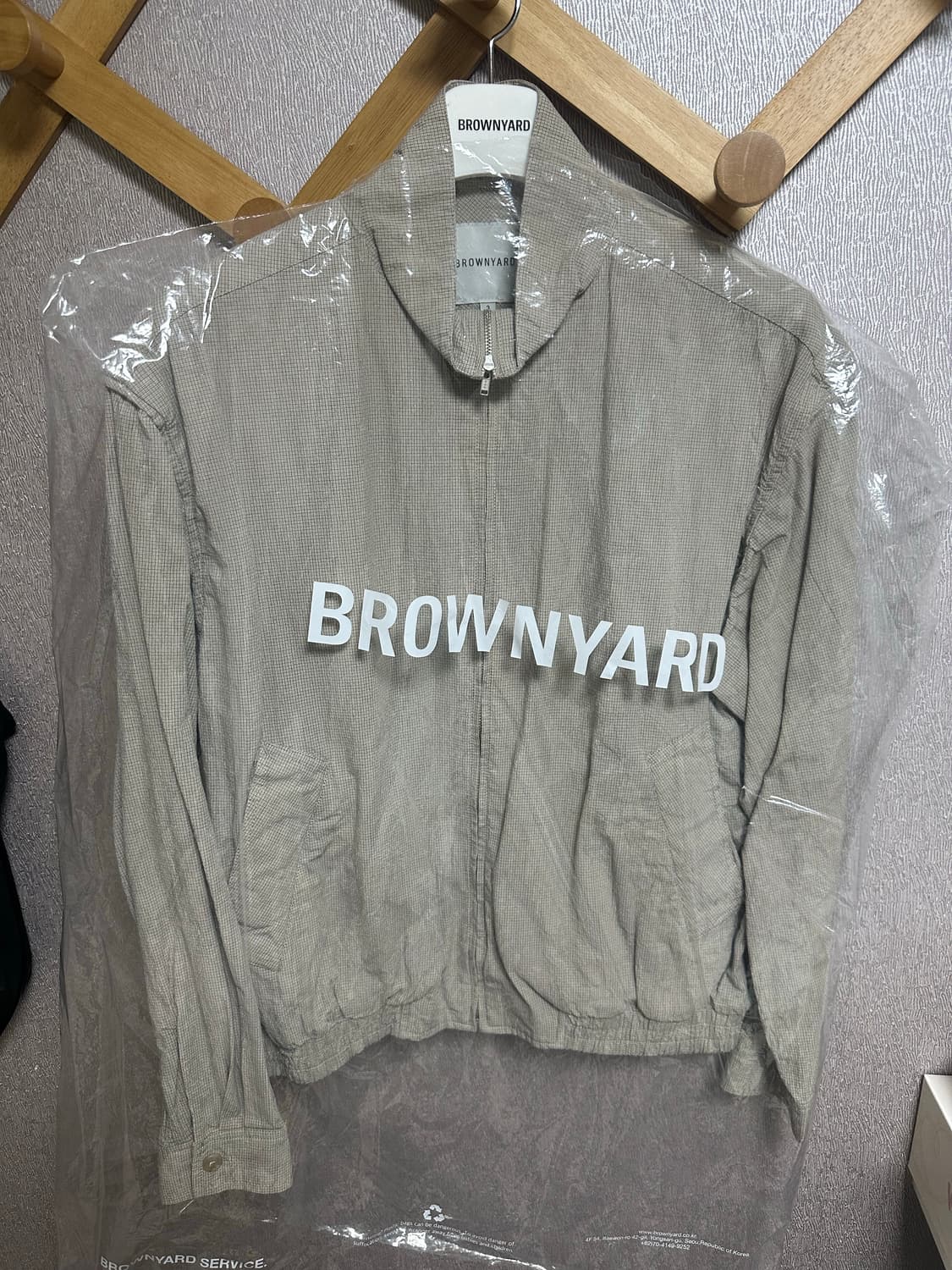 브라운야드 스탠드 카라 블루종 3사이즈 판매합니다 상품이미지3