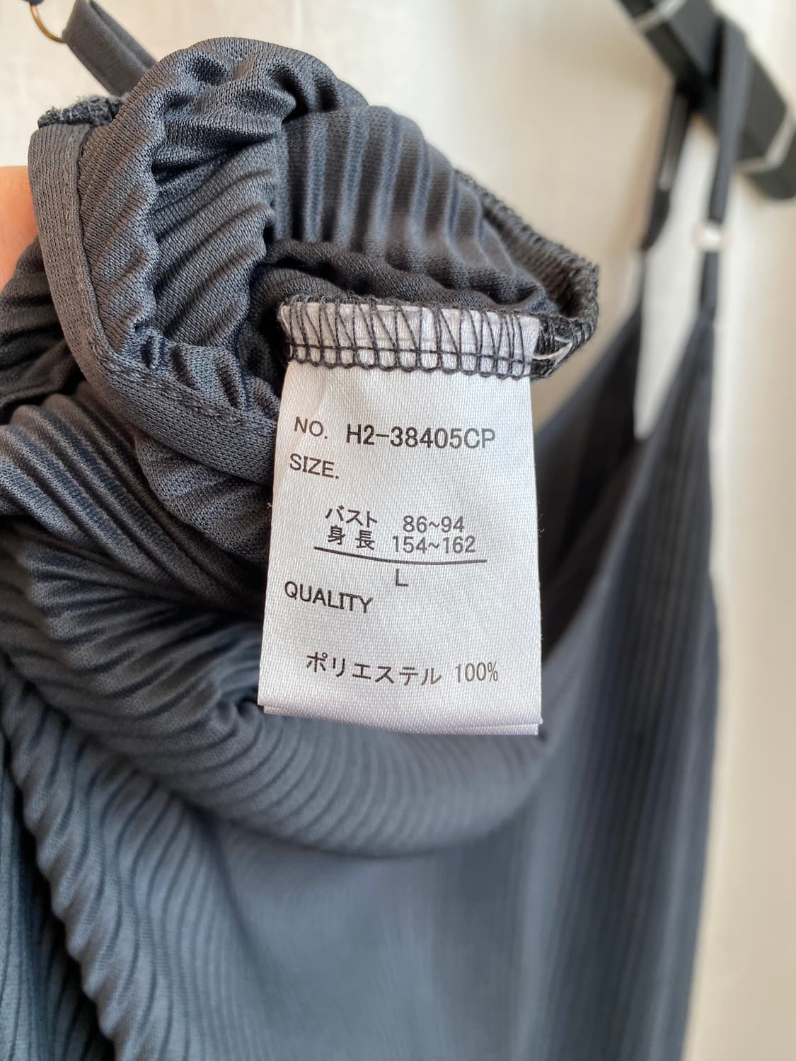 블루그레이 플리츠 원피스(L) 상품이미지7