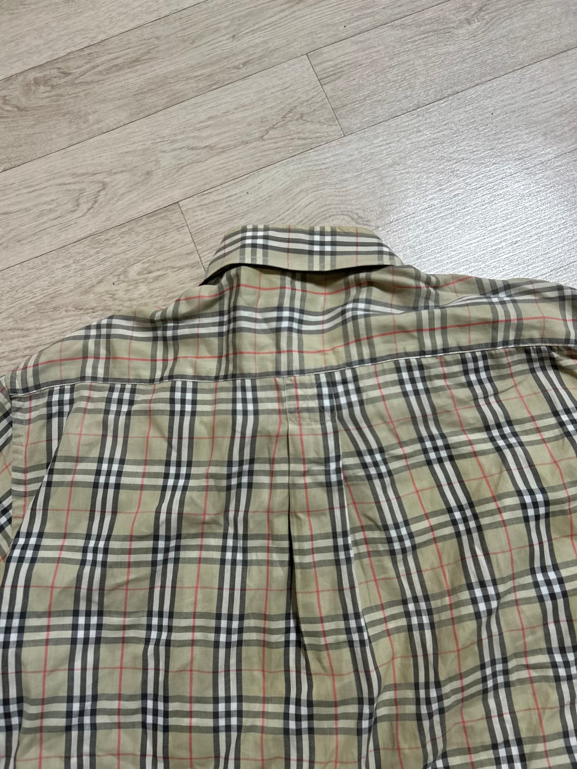 버버리 노바체크 반팔셔츠(XL) 상품이미지8