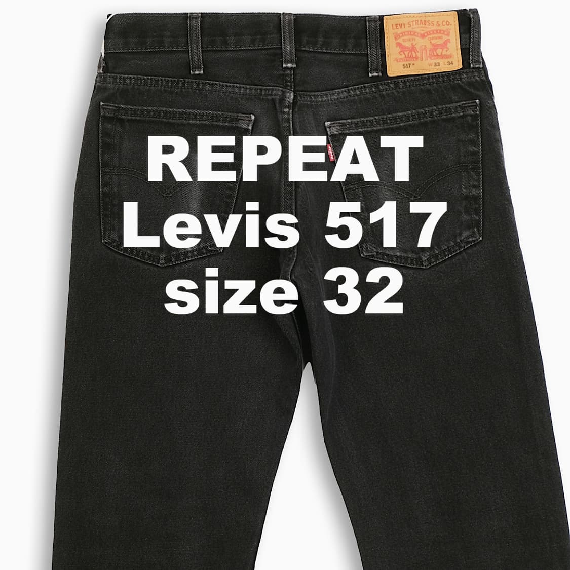 빈티지 리바이스 517 흑청 32 인치 LV5173377 상품이미지1