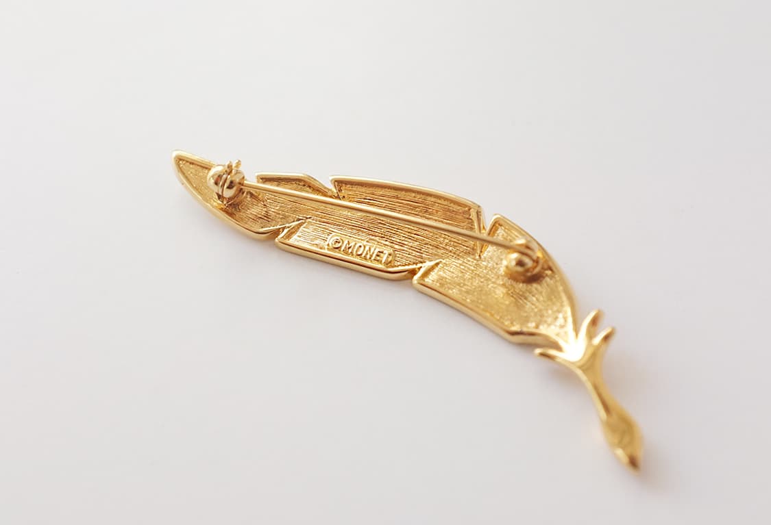 1970-1980s Monet 깃털 빈티지브로치 빈티지악세사리 상품이미지8