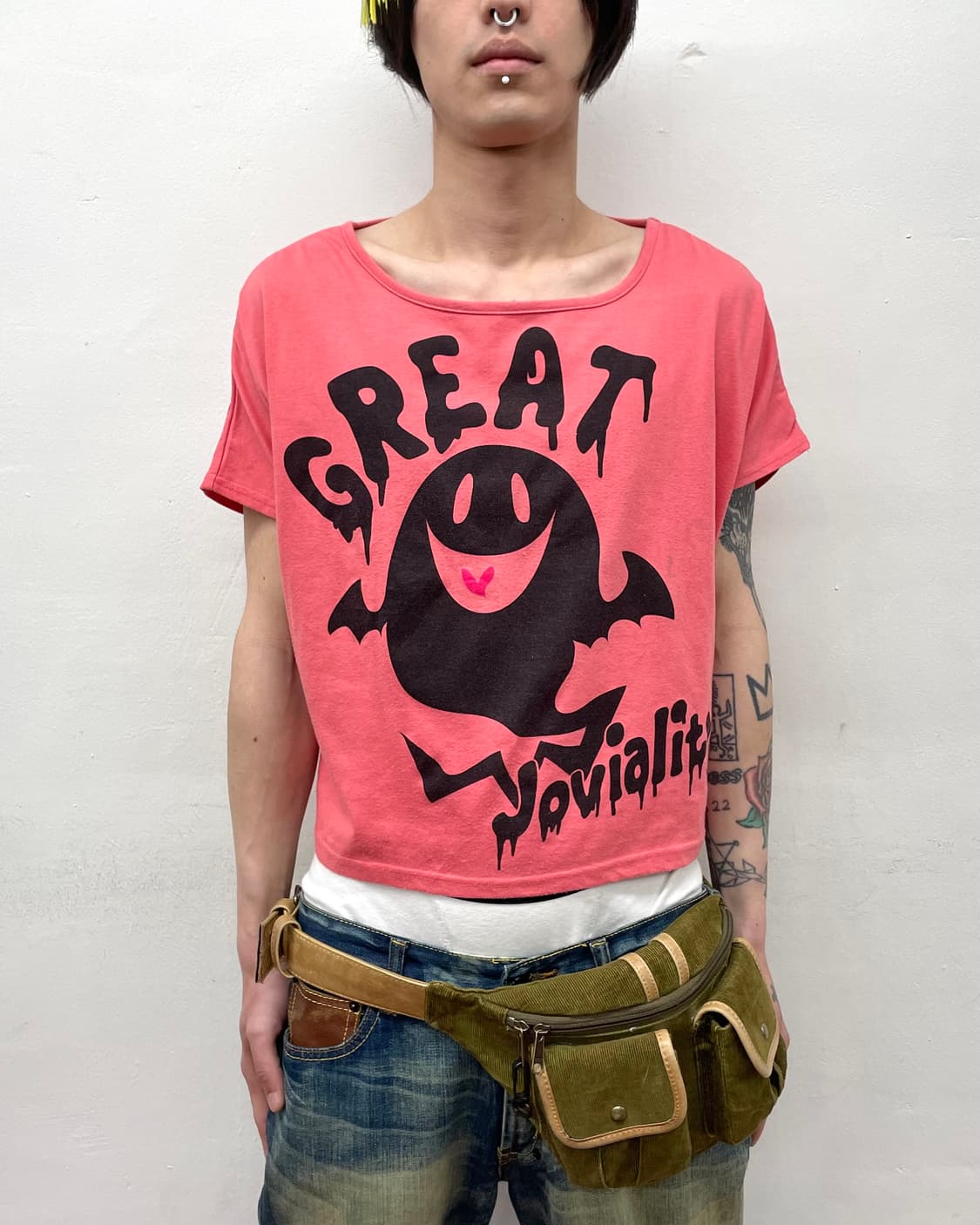 Cutie ghost pink t-shirt  상품이미지1