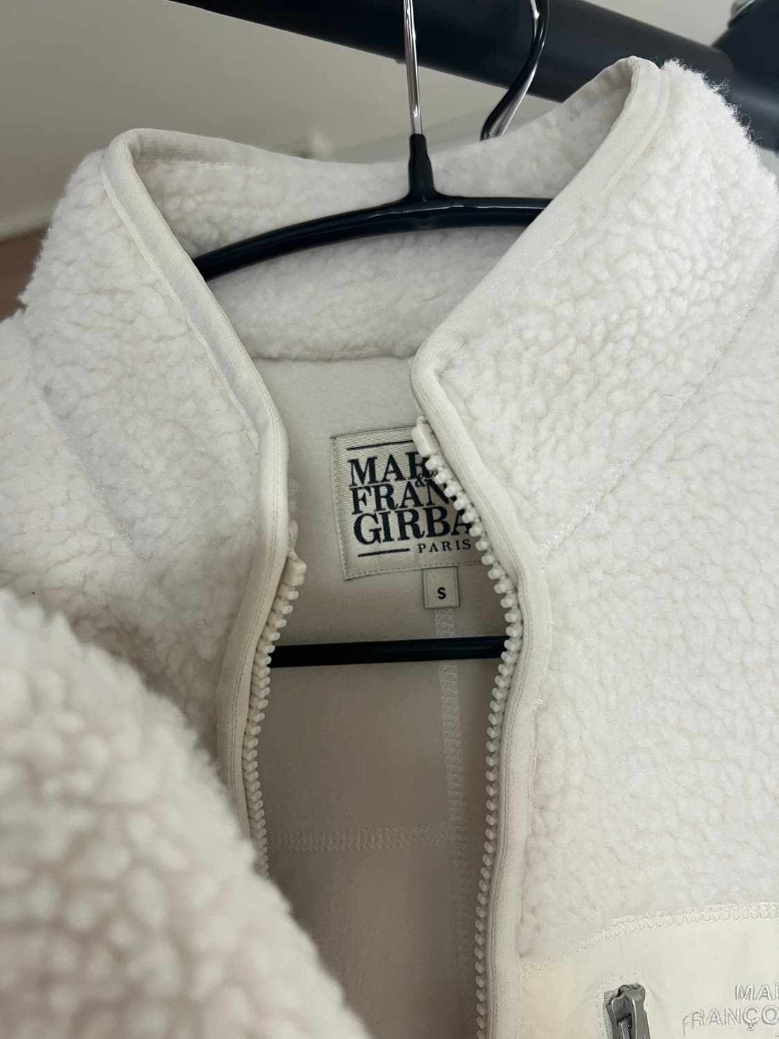 마리떼 프랑소와 플리스 자켓 포켓 뽀글이 아이보리 상품이미지4