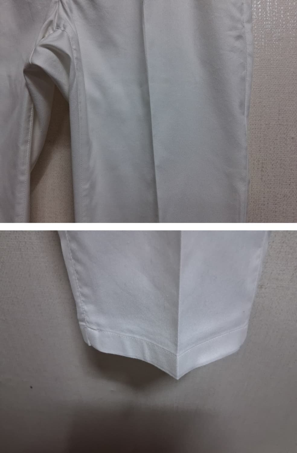 BLACK LABEL CRESTBRIDGE  남성 화이트 면팬츠 슬랙스  상품이미지4