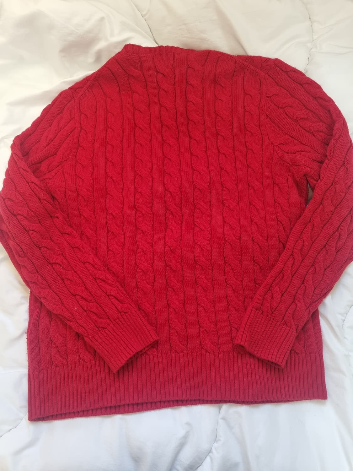 🎄겨울 추천🎄 폴로 니트 레드 상품이미지5