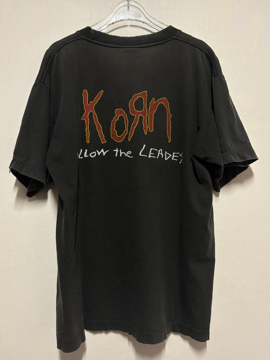 [L] 90's Korn Follow The Leader 부트렉 티셔츠 상품이미지2