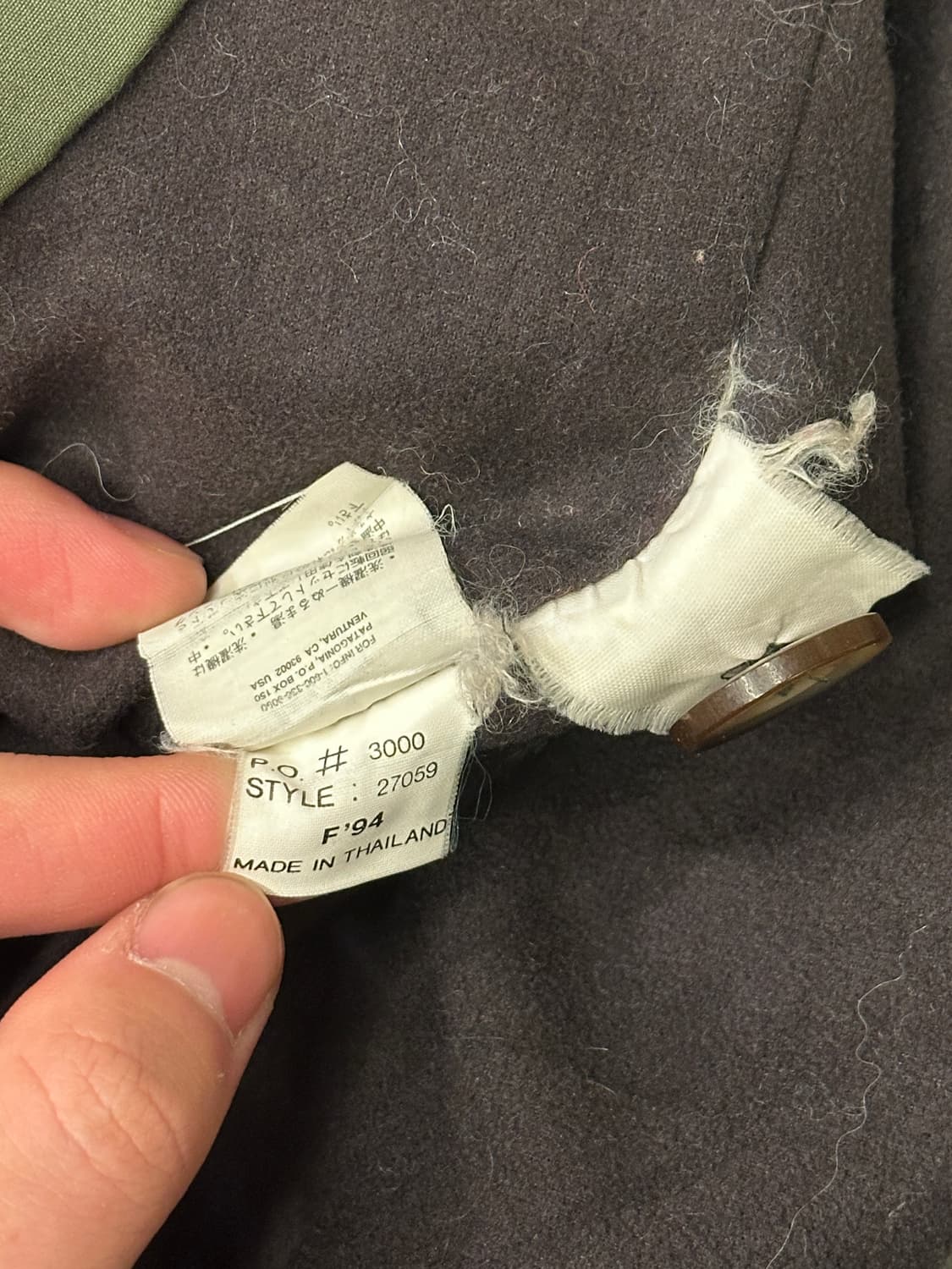 90s 파타고니아 플리스 헌팅자켓 L 상품이미지7