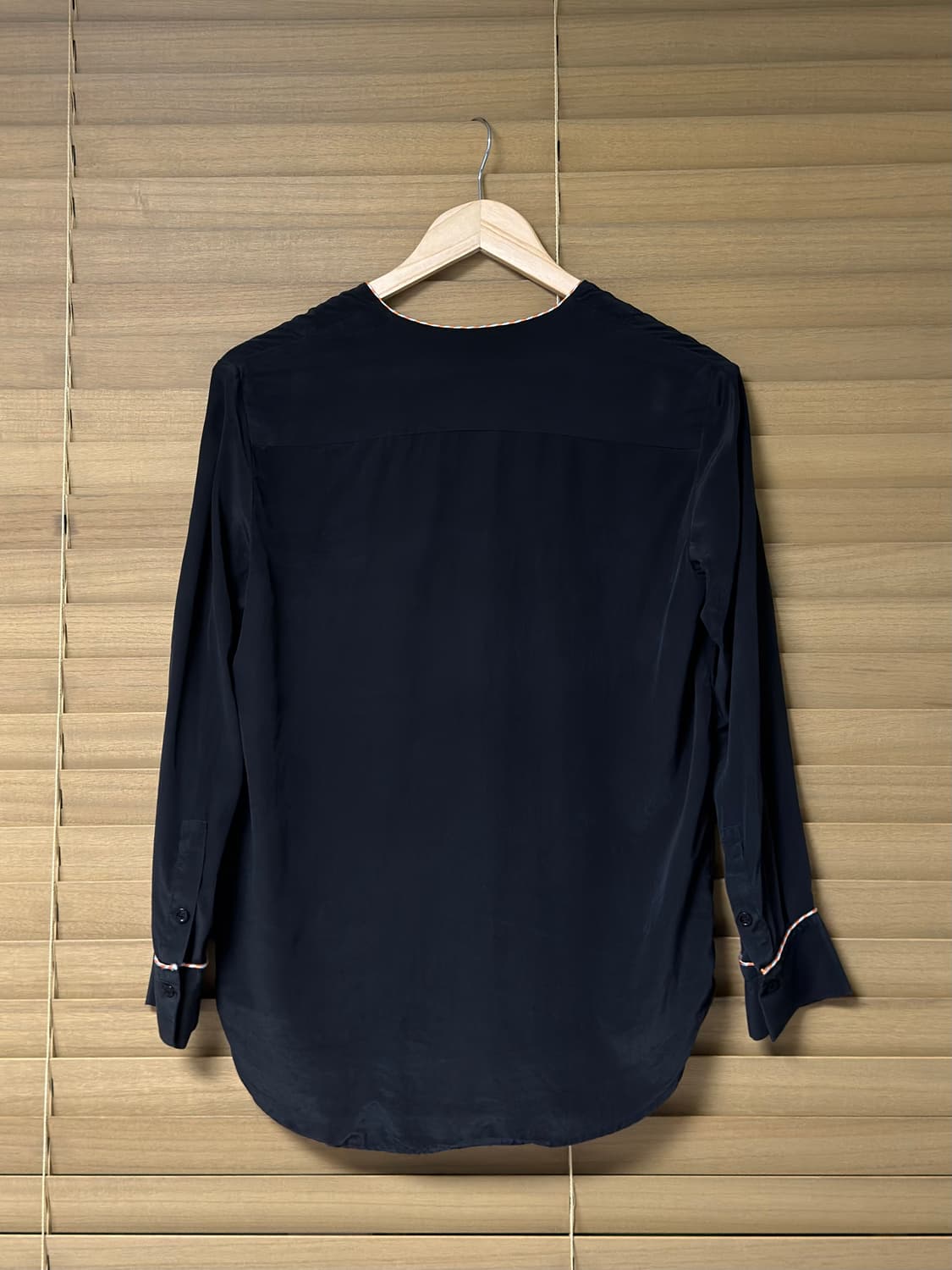 산드로 실크 블라우스 블랙 상품이미지2