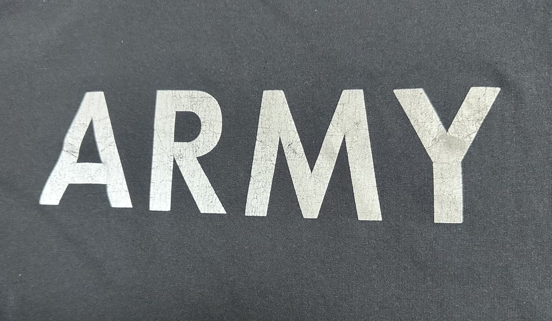 미육군 라운드 반팔 티셔츠 (S) (만원샵) 상품이미지5