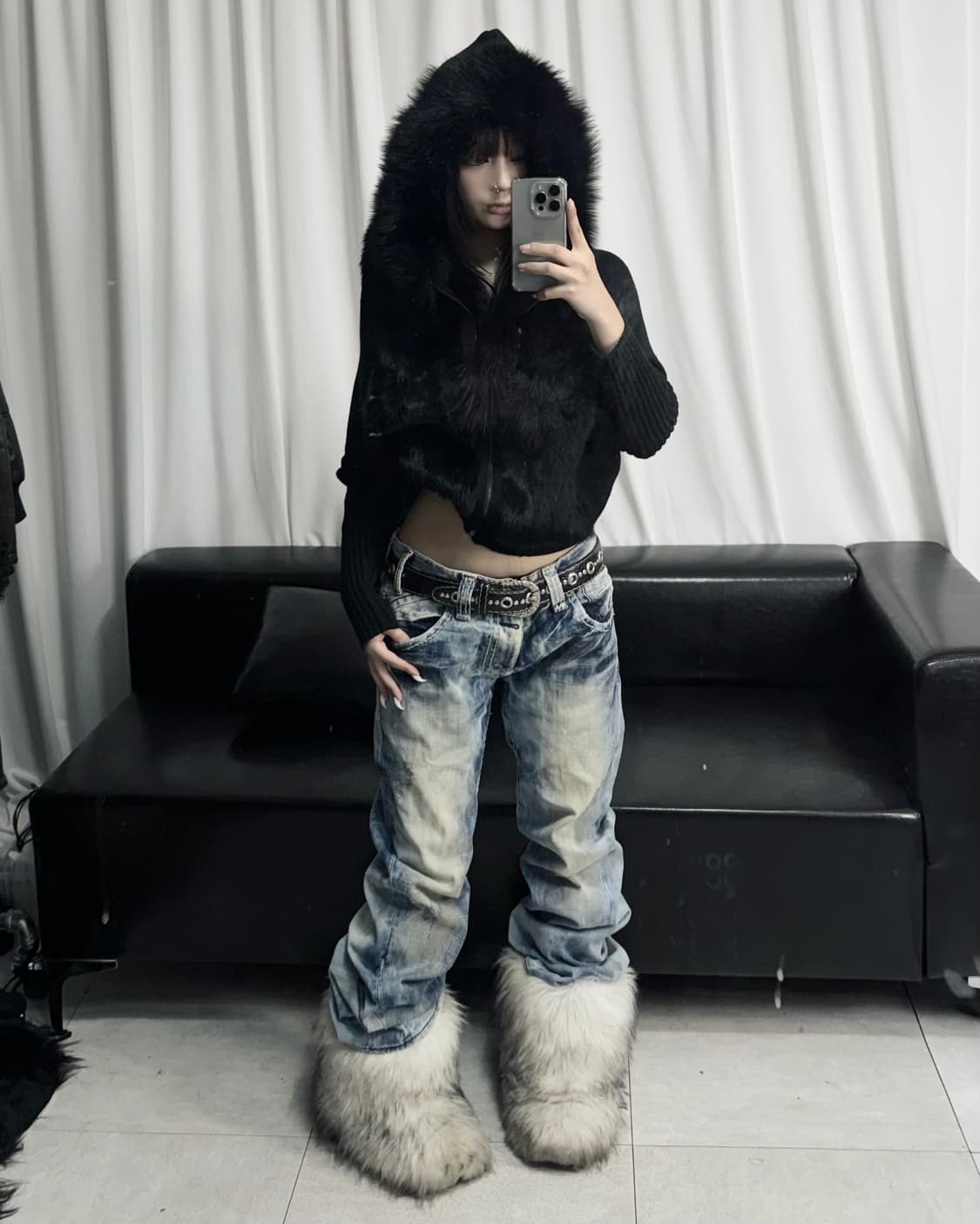 Buckaroo washed wide pants 상품이미지1