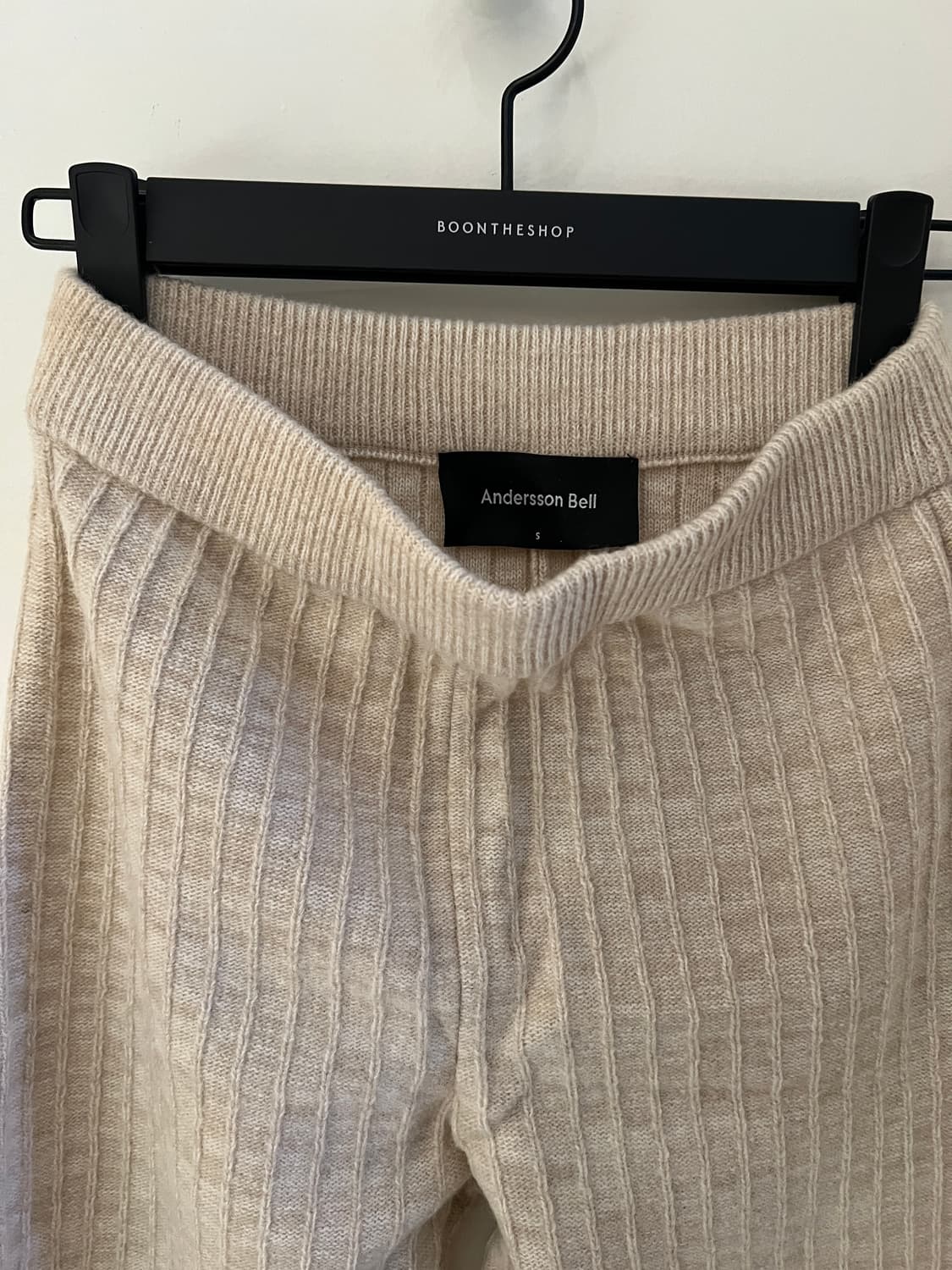 앤더슨벨 플레어 니트 팬츠 (S) 상품이미지3