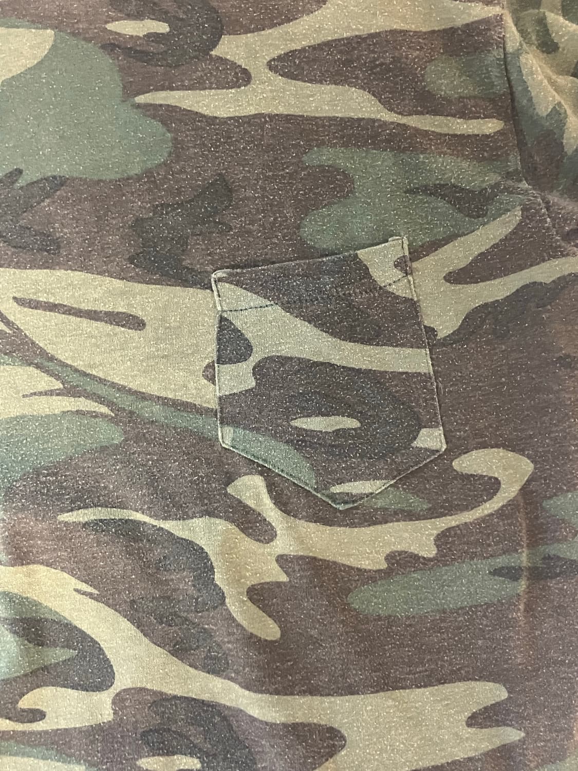 80s woodland camo pocket tee (USA) 상품이미지4