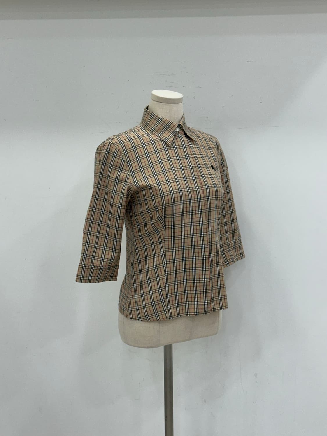 버버리 체크 여성 남방 상품이미지2