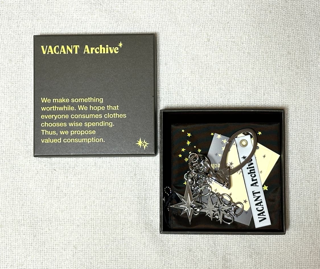 베이컨트 아카이브 스타 키링 실버 상품이미지2