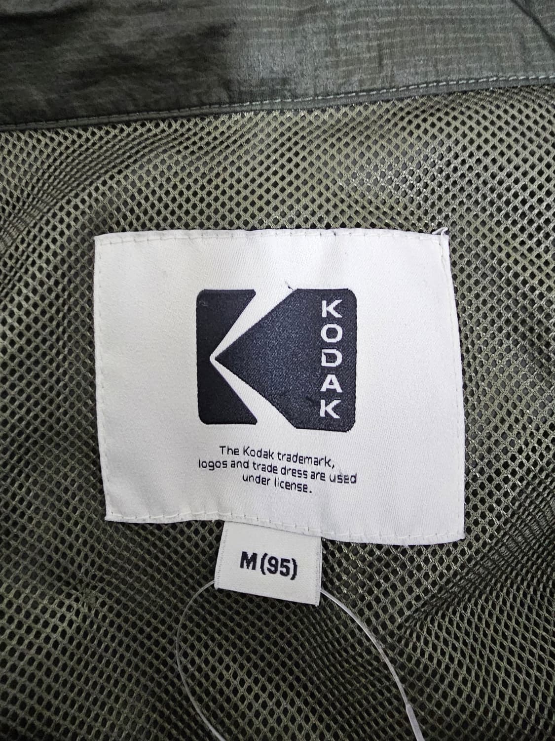 코닥 후드 바람막이 카키 M 상품이미지3