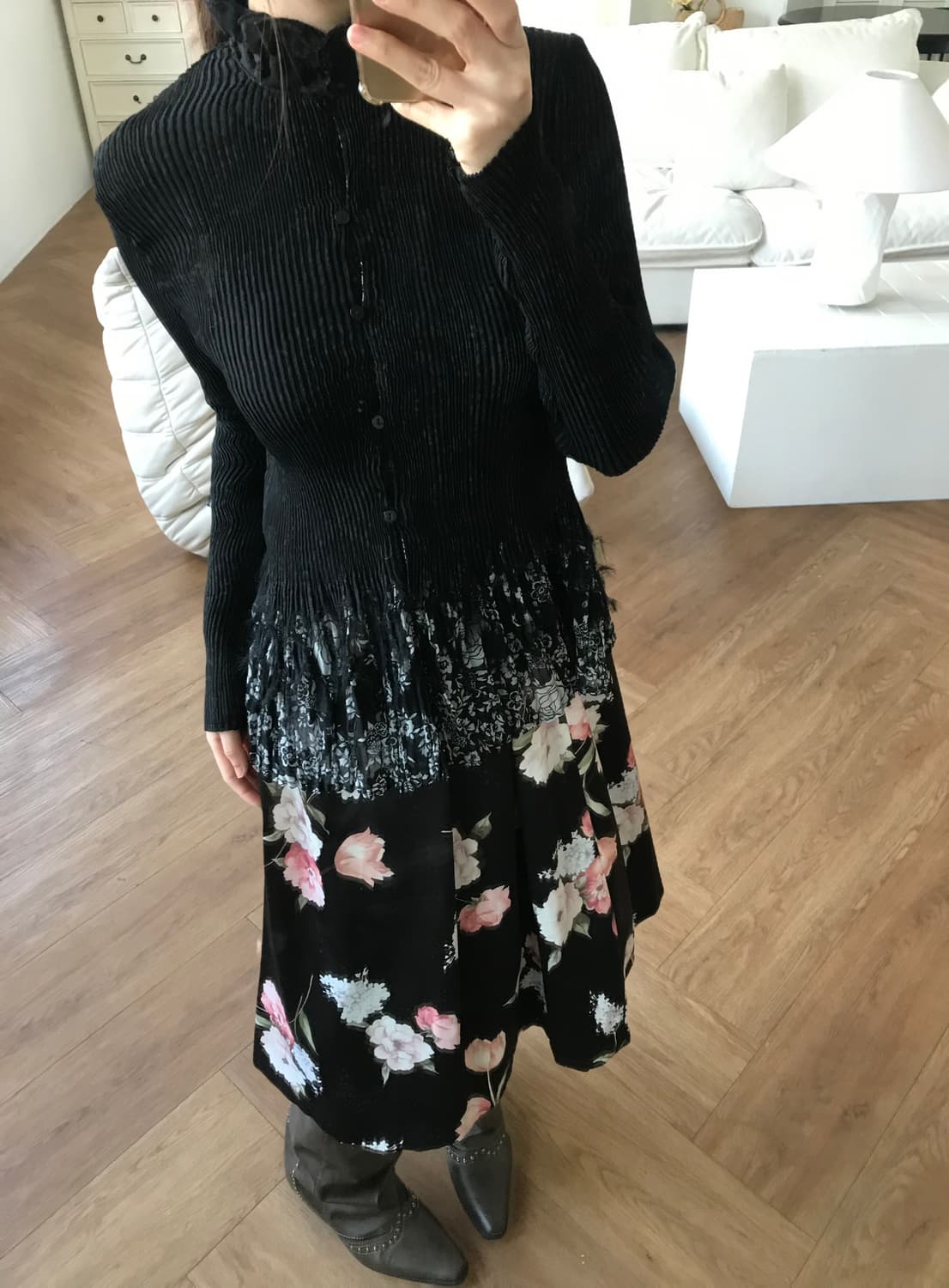 vintage pleats blouse 상품이미지5