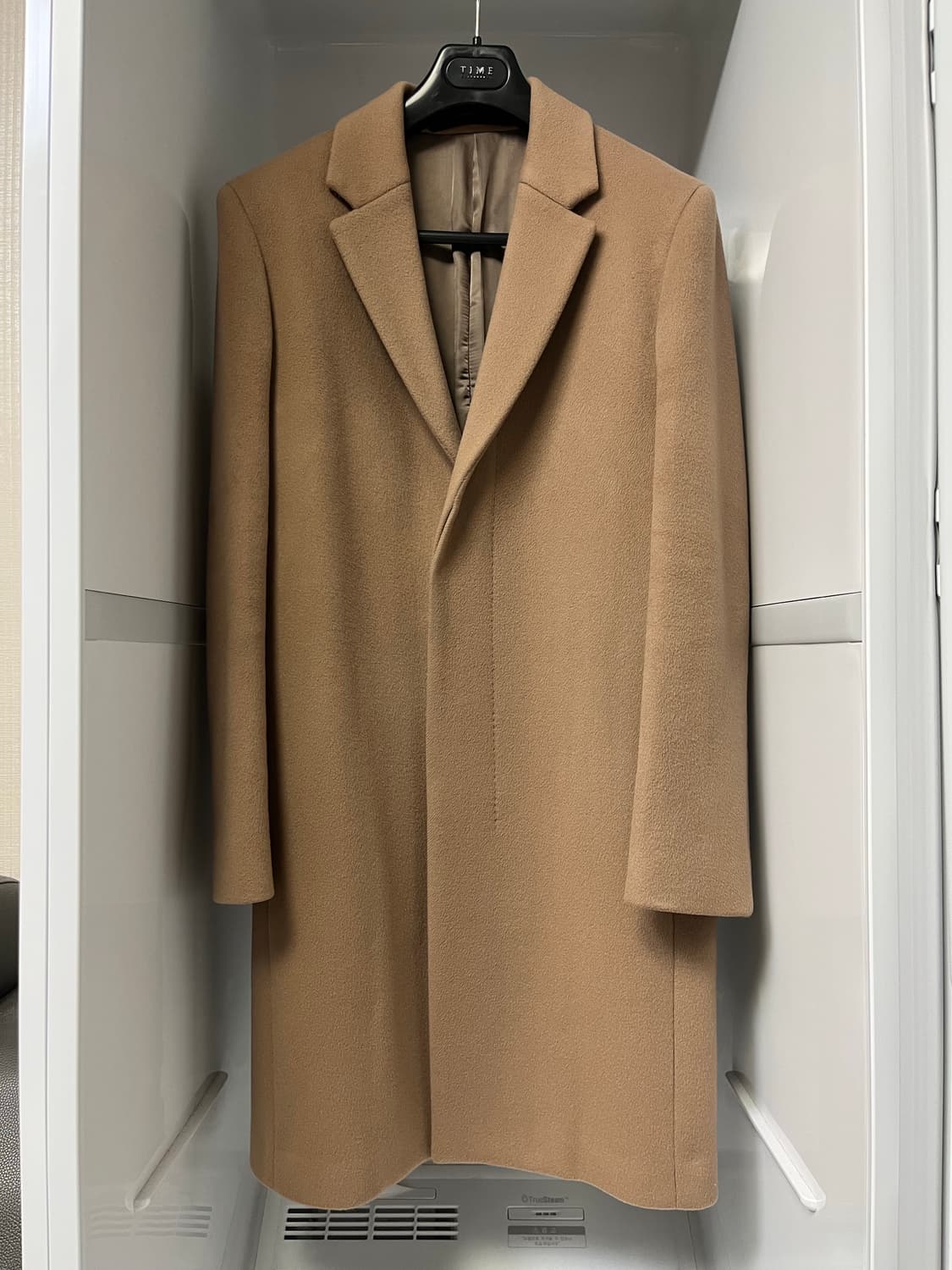 타임옴므 베이지 캐시미어 코트 100사이즈 상품이미지1