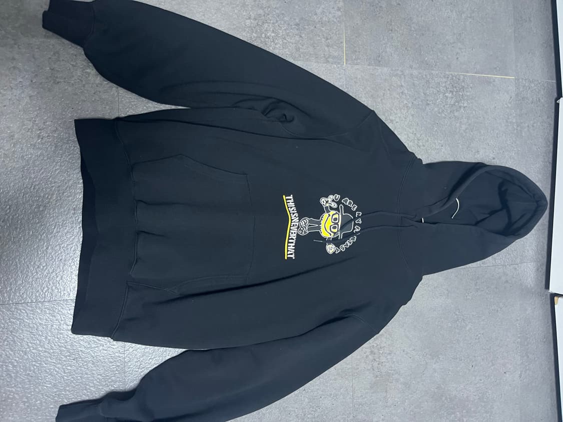 디스이즈네버댓 Goodman Hooded Sweatshirt Black 상품이미지6