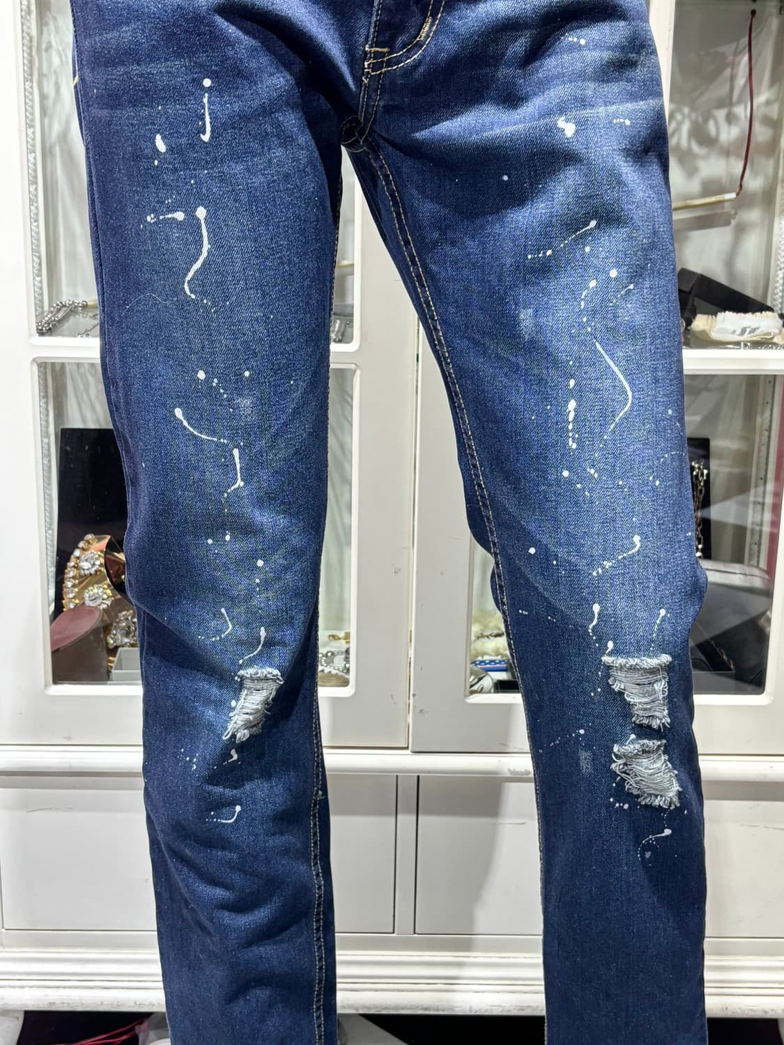 dolce & gabbana jeans 돌체앤가바나 페인팅 디테일 진 상품이미지2