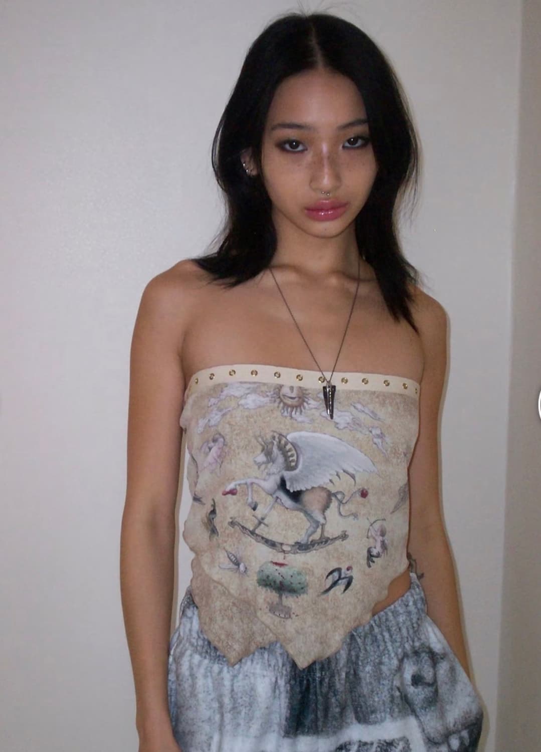 익스파이어드걸 우디 홀스 반다나 탑 상품이미지1