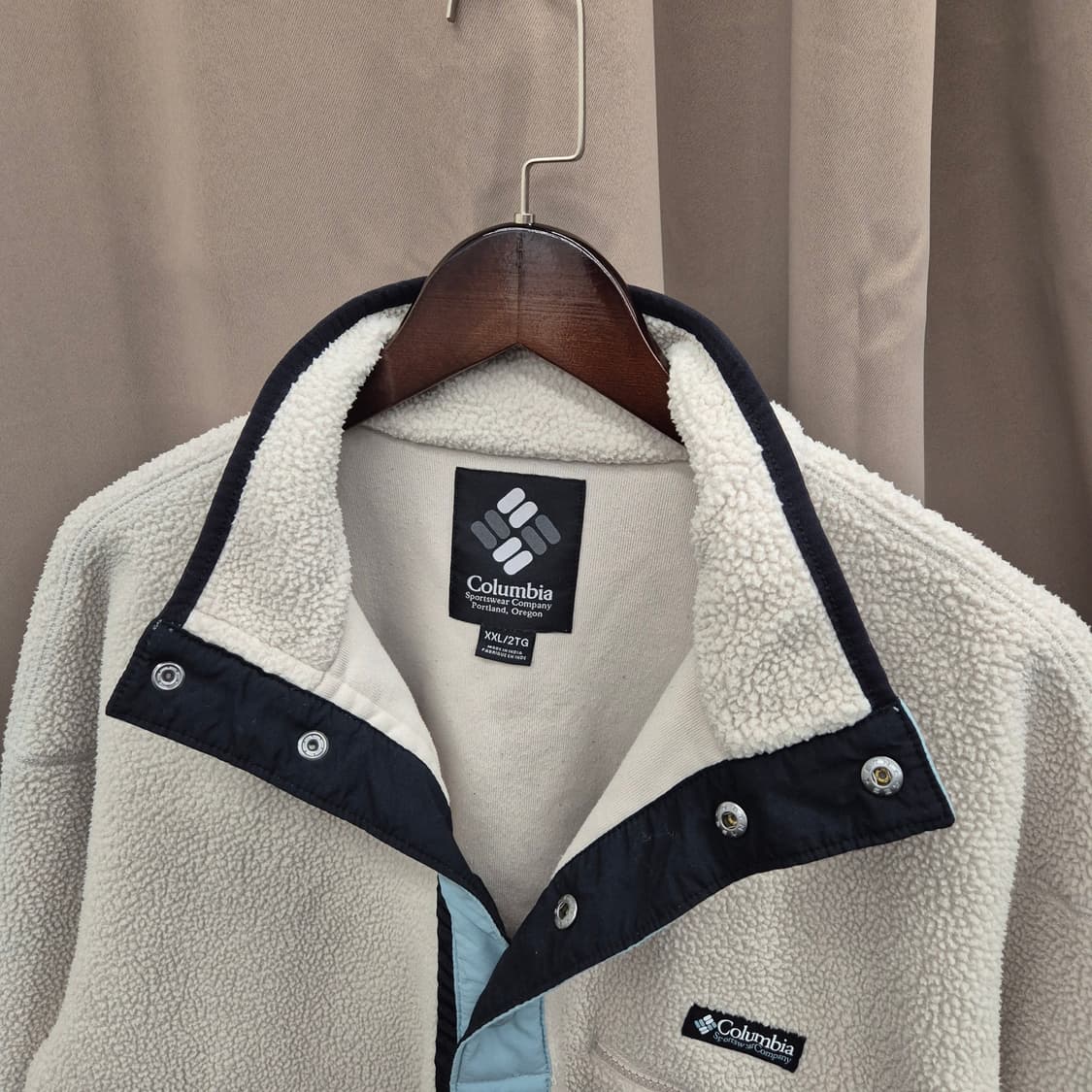 콜롬비아 할베시아 하프 스냅 플리스 티셔츠 2XL 상품이미지2