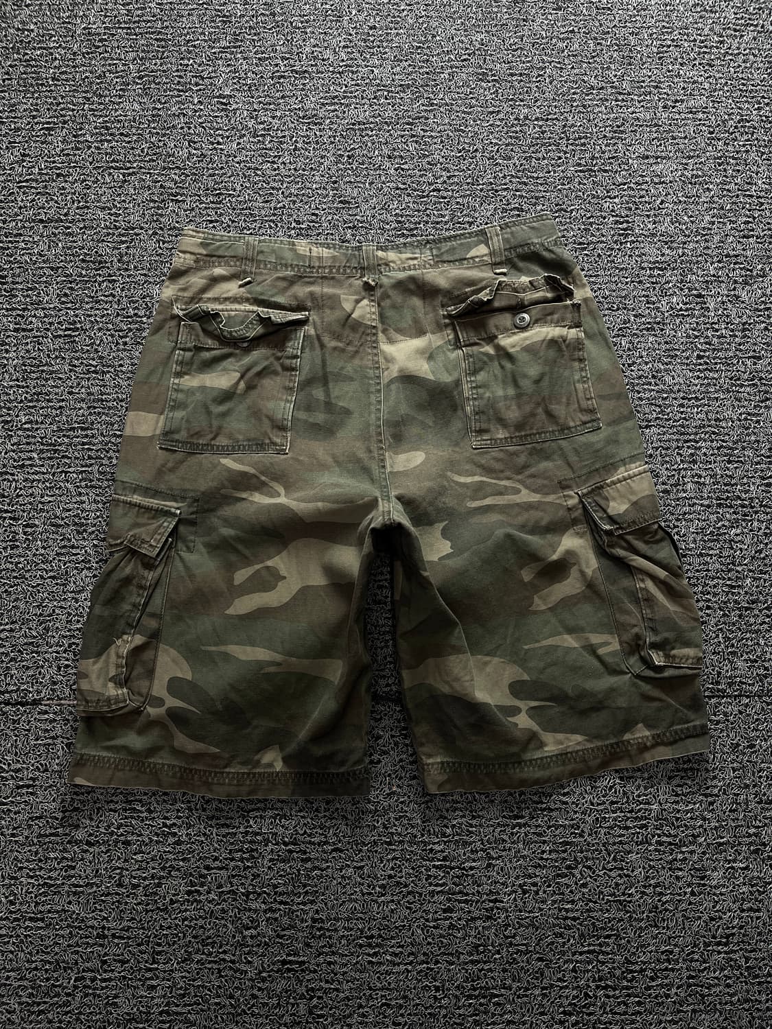 Y2K 빈티지 카모플라쥬 구르카 카고 버뮤다 팬츠 433 상품이미지3
