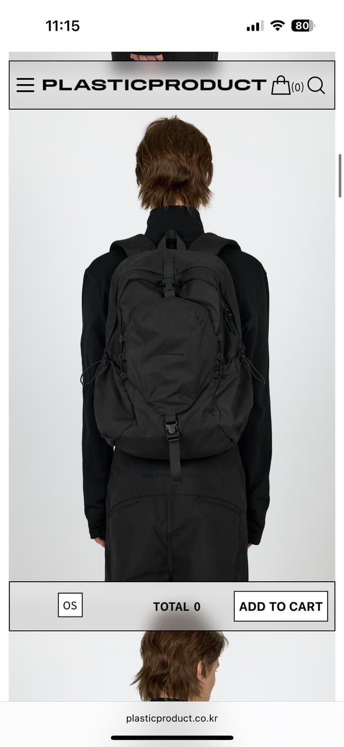 플라스틱 프로덕트 백팩 MPa MISSION UNIT PACK 새상품 상품이미지1