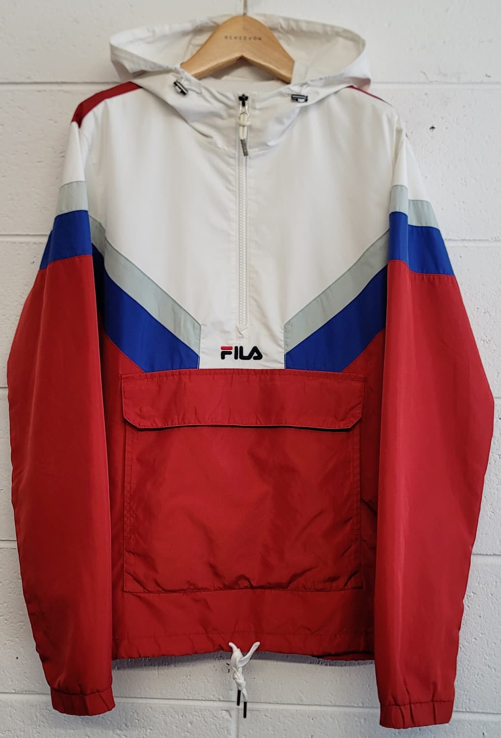 휠라(FILA.남여공용) 올드스쿨 후드 아노락자켓(바람막이) 판매 상품이미지1