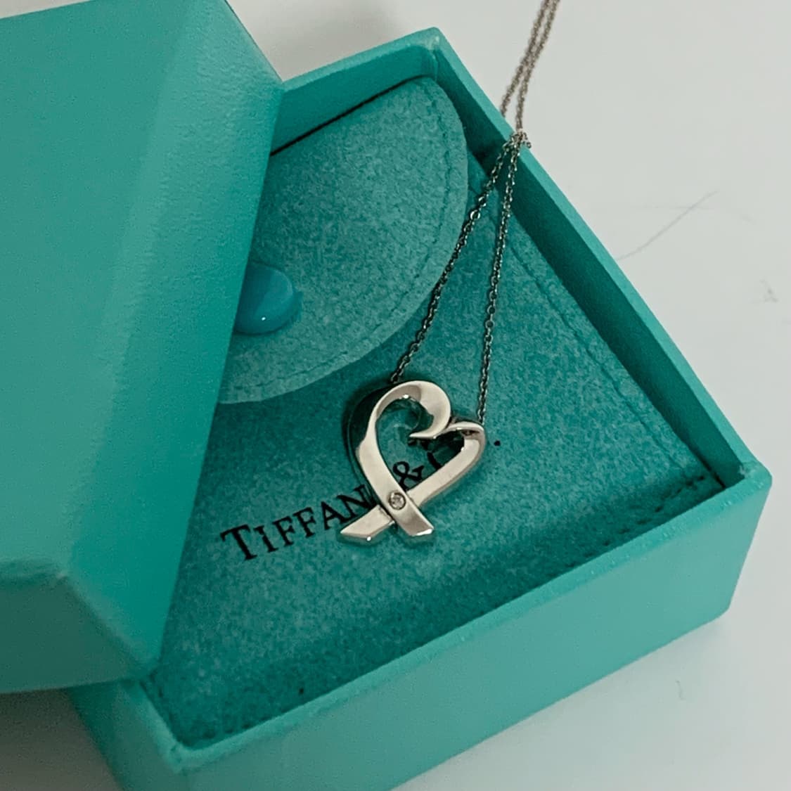 티파니앤코 팔로마 피카소 러빙하트 다이아 목걸이 상품이미지2