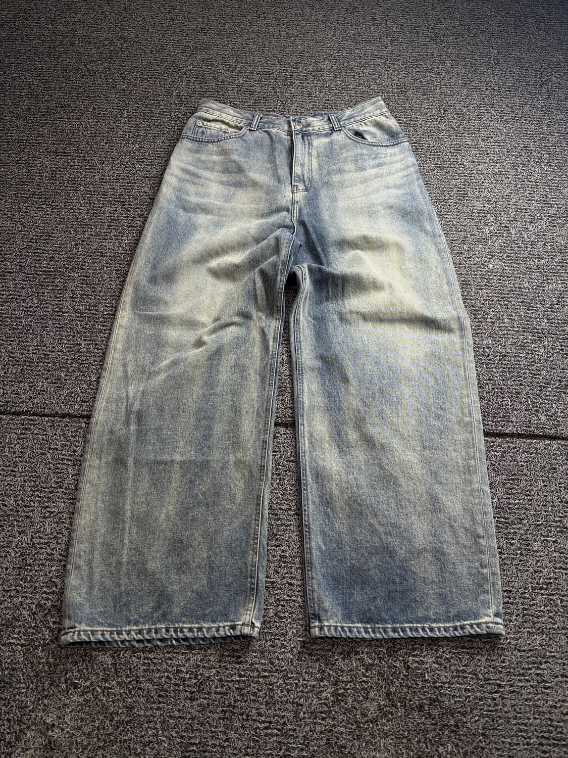 비바 스튜디오 오버 와이드핏 데님 팬츠 2416 상품이미지2