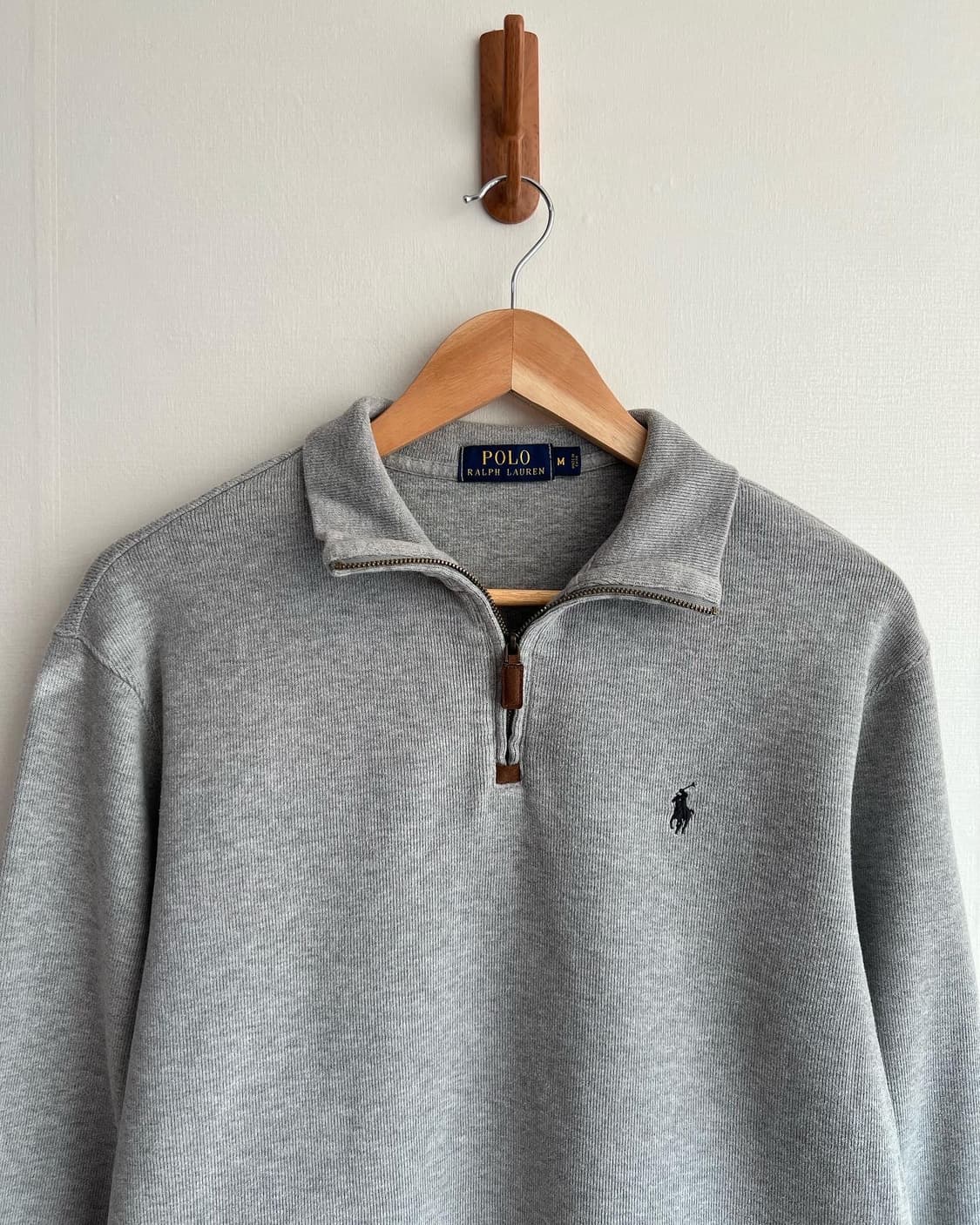 폴로 그레이 반집업  상품이미지1