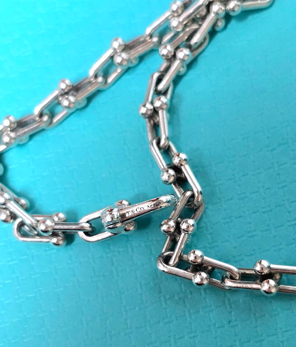 티파니하드웨어링크팔찌 마이크로s사이즈 정품 상품이미지9