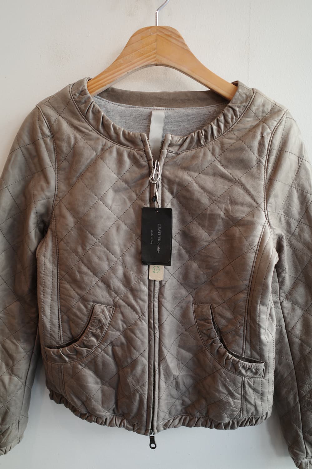 Rennat 투웨이 집업 양가죽 자켓  상품이미지2