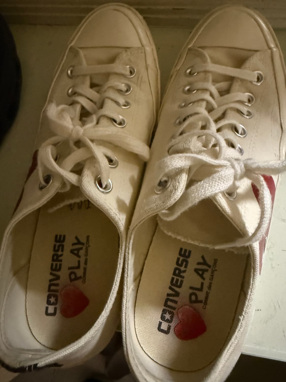 컨버스 x 플레이 꼼데가르송 척 70 로우 화이트 275 상품이미지2