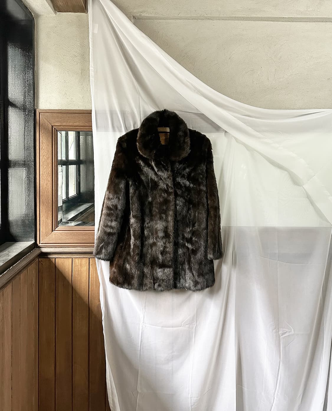 JPV high-neck fur jacket 상품이미지6