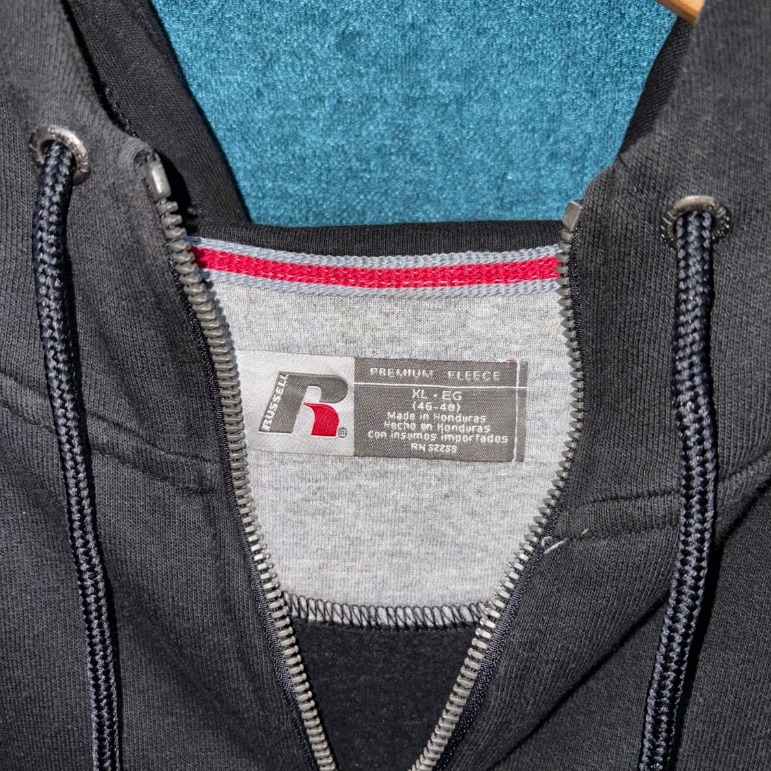 (XL) 러셀 풀 집업 오버 후드티 상품이미지6