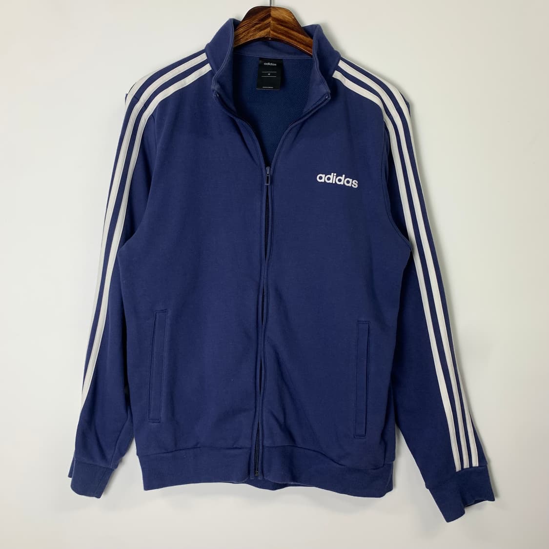 아디다스 루즈핏 다크네이비 트랙 코튼 져지 상품이미지2