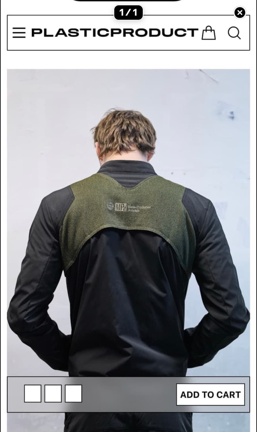 플라스틱 프로덕트 자켓 L 상품이미지1