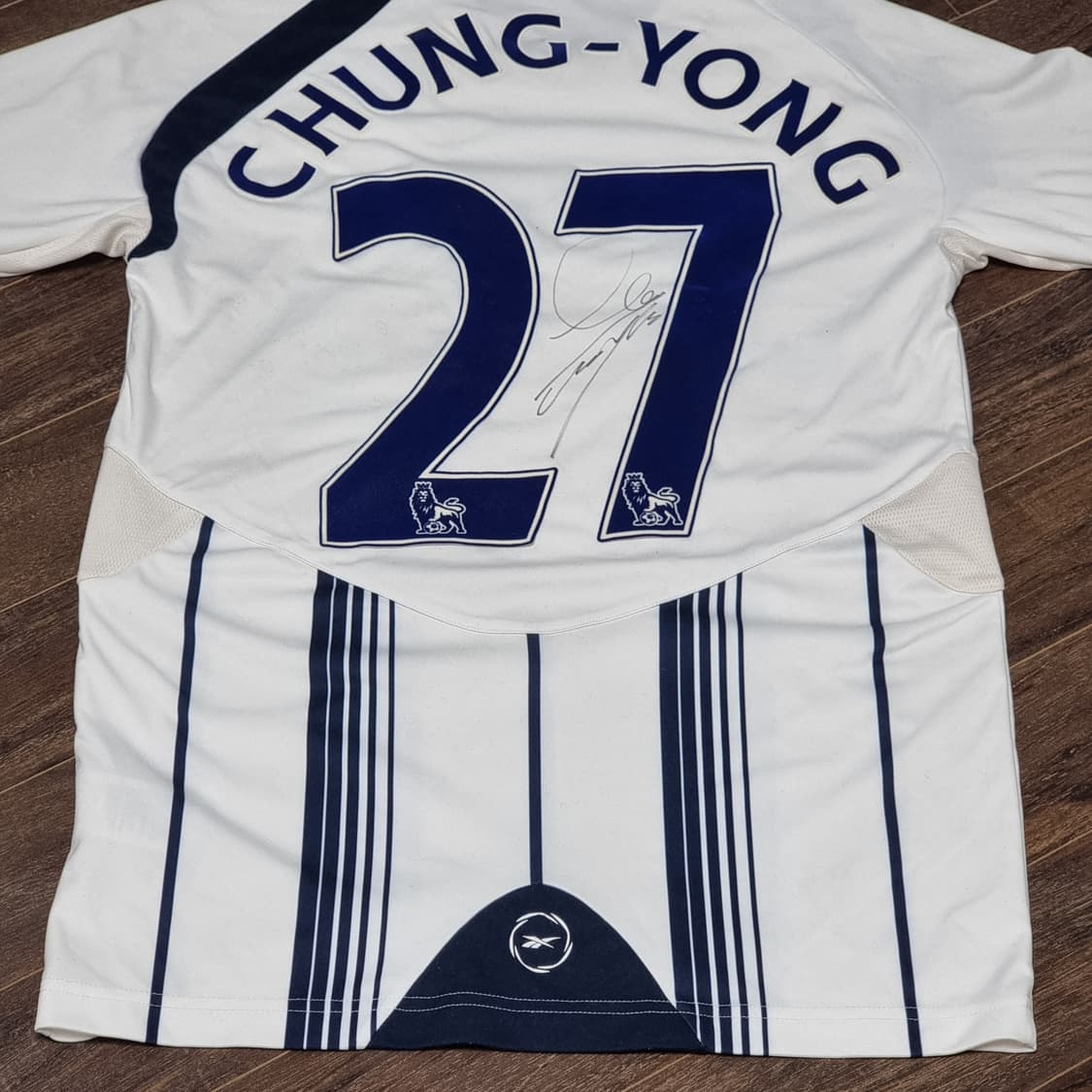 볼튼 원더러스 09 10 리복 이청용 싸인 유니폼 M 상품이미지8