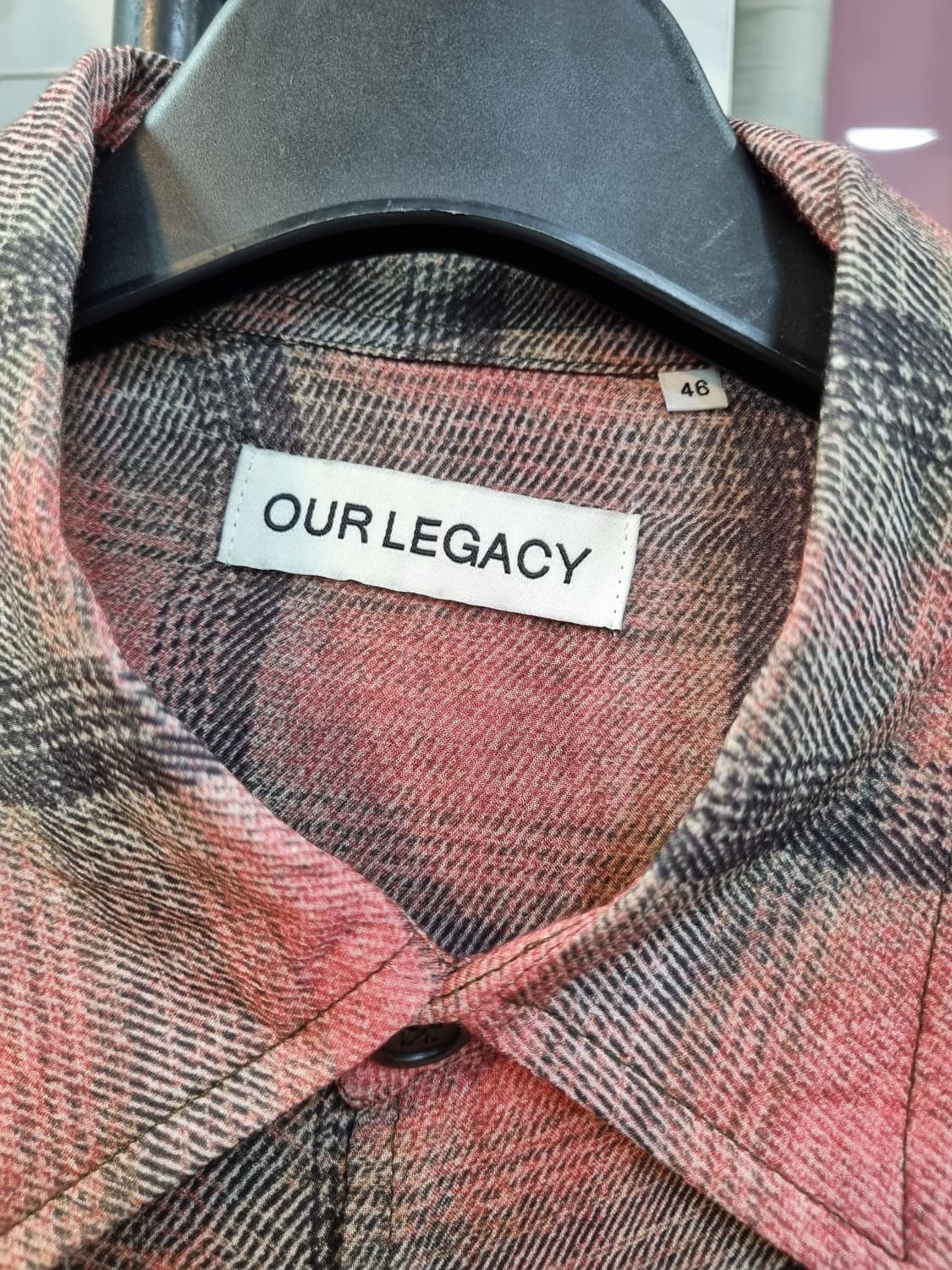 아워레가시 체크 셔츠 46 상품이미지4