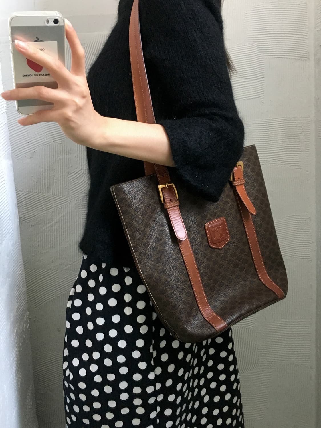 CELINE 셀린느 마카담 코팅 캔버스 토트백 상품이미지1